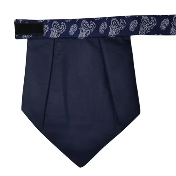 Calixto_Men’s_Navy_Blue_Paisley_Cravat_Ascot_Tie_and_Pocket_Square_Set_–_Classic_Formal_Wedding_Day_Cravat_Necktie_for_Men,_Vintage_Gentleman_Party_Dress_Accessory