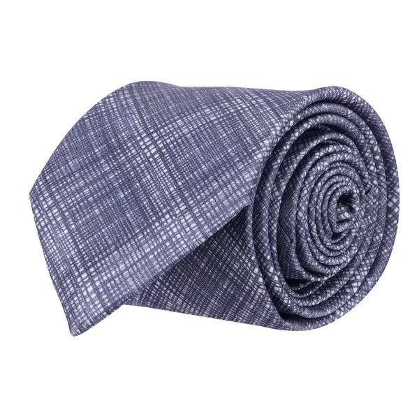 Calixto_Men's_Navy_Blue_Plaid_Necktie_&_Pocket_Square_Set_–_Classic_Woven_Check_Tie_for_Formal_&_Business_Wear