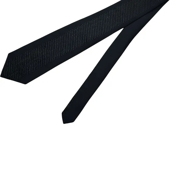 Calixto_Men's_Necktie,_Black_Silver_Polka_Dot_Pattern,_Woven_Jacquard,_Silk_Feel,_Formal_Business_Wedding_Classic_Tie