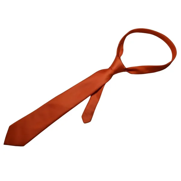 Calixto_Men’s_Orange_Solid_Tie_Classic_Elegant_Woven_Necktie_for_Men_Formal_Business_Wedding_Party_Silk_Like_Luxury_Neck_Tie_Standard_Length_Fashion_Accessories_Gift