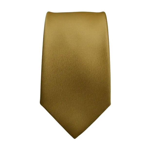 Calixto_Men’s_Premium_Solid_Gold_Neck_Tie_–_Classic_Formal_Business_Wedding_Tie_for_Men_–_Luxury_Satin_Finish_Standard_Length_Necktie_–_Elegant_Party_Office_Accessories