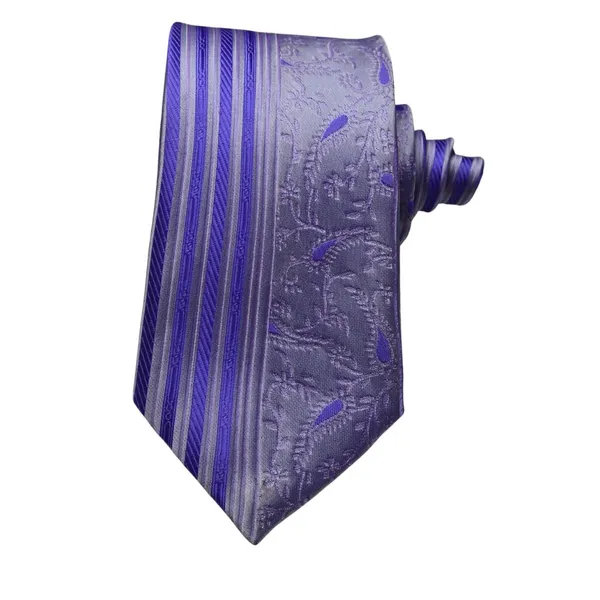 Calixto_Men’s_Purple_Striped_Floral_Paisley_Tie_Classic_Elegant_Woven_Necktie_for_Men_Formal_Business_Wedding_Party_Silk_Like_Luxury_Neck_Tie_Standard_Length_Fashion_Accessories_Gift