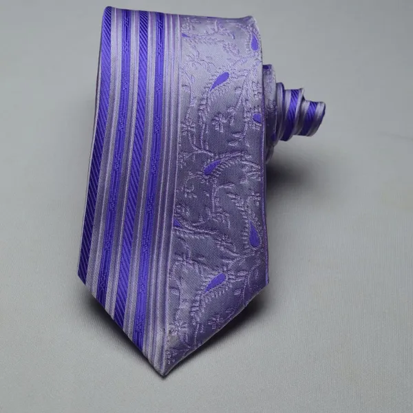 Calixto_Men’s_Purple_Striped_Floral_Paisley_Tie_Classic_Elegant_Woven_Necktie_for_Men_Formal_Business_Wedding_Party_Silk_Like_Luxury_Neck_Tie_Standard_Length_Fashion_Accessories_Gift
