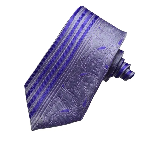 Calixto_Men’s_Purple_Striped_Floral_Paisley_Tie_Classic_Elegant_Woven_Necktie_for_Men_Formal_Business_Wedding_Party_Silk_Like_Luxury_Neck_Tie_Standard_Length_Fashion_Accessories_Gift