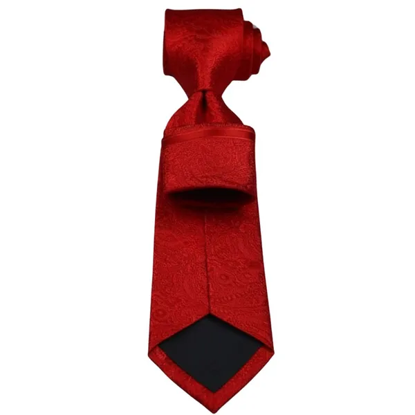 Calixto_Men’s_Red_Floral_Paisley_Tie_Classic_Elegant_Woven_Necktie_for_Men_Formal_Business_Wedding_Party_Silk_Like_Luxury_Neck_Tie_Standard_Length_Fashion_Accessories_Gift_for_Husband_Father