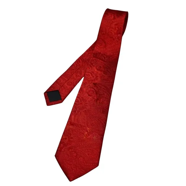 Calixto_Men’s_Red_Floral_Paisley_Tie_Classic_Elegant_Woven_Necktie_for_Men_Formal_Business_Wedding_Party_Silk_Like_Luxury_Neck_Tie_Standard_Length_Fashion_Accessories_Gift_for_Husband_Father