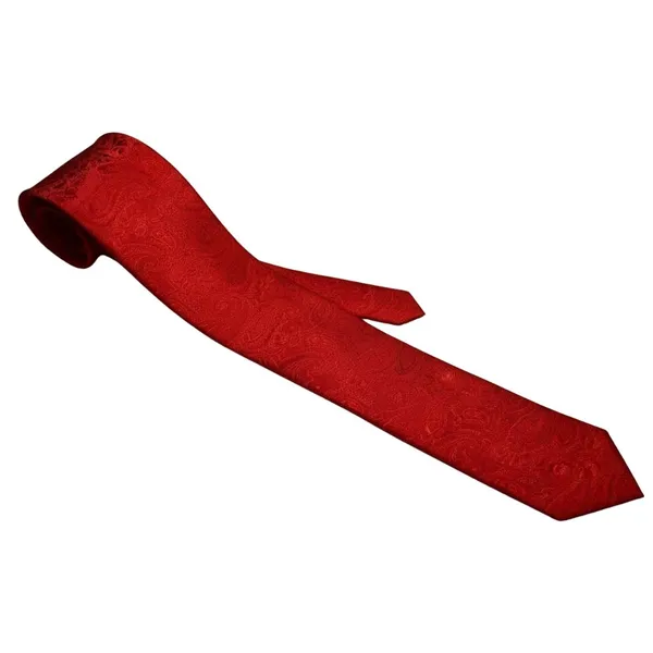 Calixto_Men’s_Red_Floral_Paisley_Tie_Classic_Elegant_Woven_Necktie_for_Men_Formal_Business_Wedding_Party_Silk_Like_Luxury_Neck_Tie_Standard_Length_Fashion_Accessories_Gift_for_Husband_Father