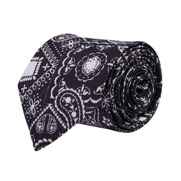 Calixto_Men's_Tie_and_Pocket_Square_Set_–_Classic_Woven_Microfiber_Necktie_with_Matching_Handkerchief_–_Elegant_Formal_Wear_Accessory