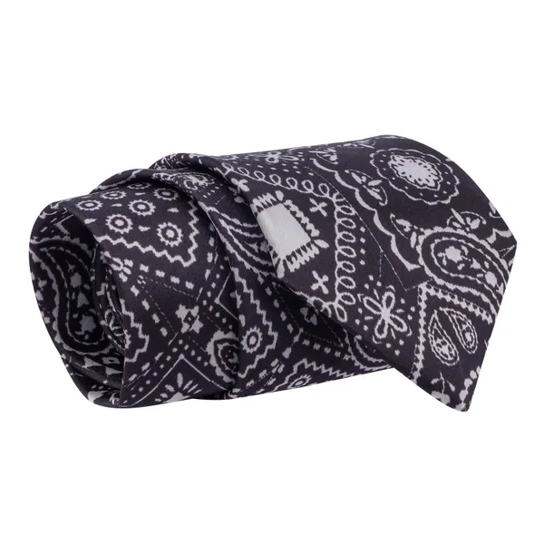 Calixto_Men's_Tie_and_Pocket_Square_Set_–_Classic_Woven_Microfiber_Necktie_with_Matching_Handkerchief_–_Elegant_Formal_Wear_Accessory