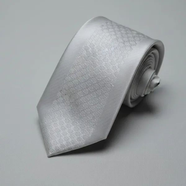 Calixto_Men’s_White_Tie_Classic_Elegant_Woven_Necktie_for_Men_Formal_Business_Wedding_Party_Silk_Like_Luxury_Neck_Tie_Textured_Standard_Length_Fashion_Accessories_Gift_for_Husband_Boyfriend_Father