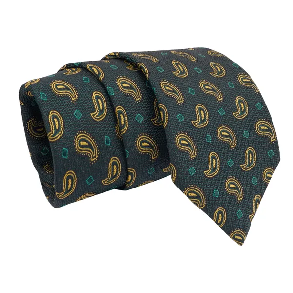 Calixto_Mens_Plaid_Micro_Self_Silk_Necktie_Gift_Set_With_Pocket_Square_Cufflinks_&_Brooch_Pin_Formal_Tie_With_Leatherite_Box_(Free_Size)_|_Leather_Gift_Box