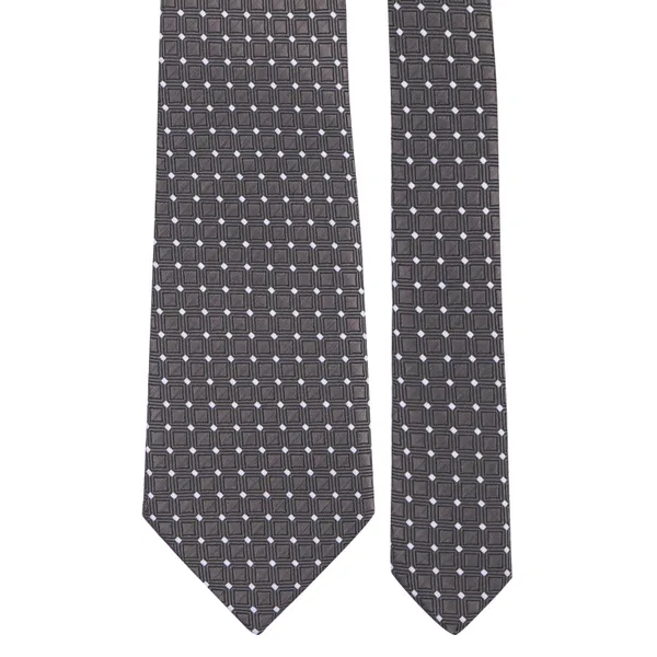 Calixto_Mens_Plaid_Micro_Self_Silk_Necktie_Gift_Set_With_Pocket_Square_Cufflinks_&_Brooch_Pin_Formal_Tie_With_Leatherite_Box_(Free_Size)_|_Leather_Gift_Box