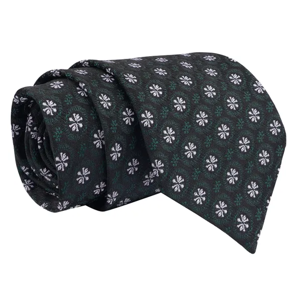 Calixto_Mens_Plaid_Micro_Self_Silk_Necktie_Gift_Set_With_Pocket_Square_Cufflinks_&_Brooch_Pin_Formal_Tie_With_Leatherite_Box_(Free_Size)_|_Leather_Gift_Box