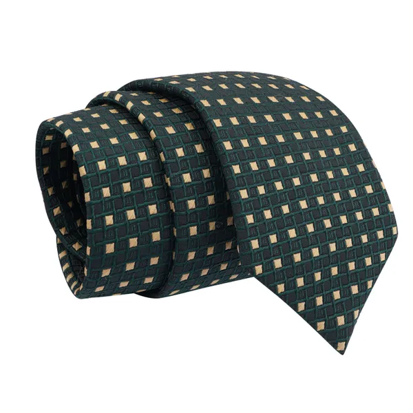 Calixto_Mens_Plaid_Micro_Self_Silk_Necktie_Gift_Set_With_Pocket_Square_Cufflinks_&_Brooch_Pin_Formal_Tie_With_Leatherite_Box_(Free_Size)_|_Leather_Gift_Box