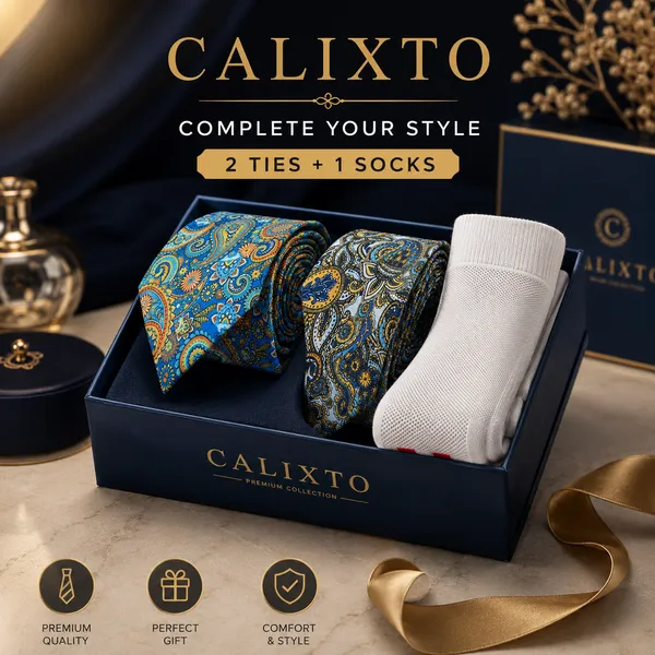 Calixto_Premium_2_Designer_Neckties_with_1_Pair_Cotton_Socks_Combo_for_Men_|_Formal_Office_Wedding_Party_Gift_Set_|_Luxury_Tie_&_Socks_Combo_(TPSH)