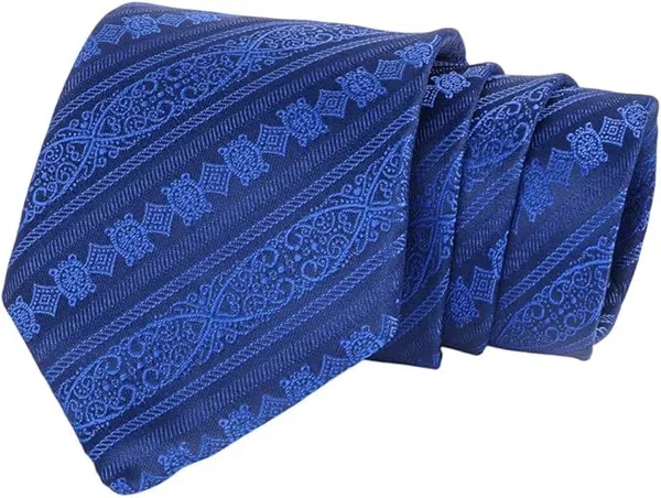 Calixto_Premium_American_Style_Men’s_Necktie_–_Classic_Plaid_Striped_Design,_Woven_Business_&_Formal_Tie_for_Office,_Weddings_&_Special_Occasions
