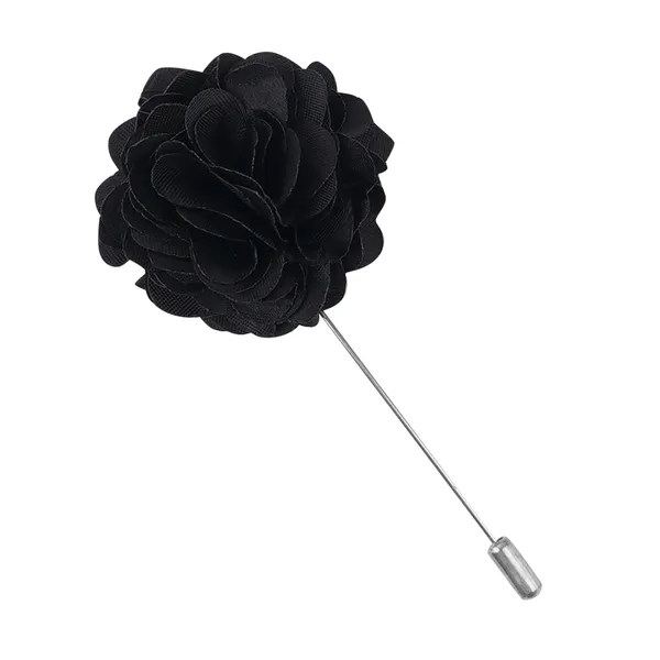 Calixto_Premium_Solid_Polyseter_Satin_Fabric_Big_Bow_Tie_With_Lapel_pin_&_Cufflinks_For_Men,_Butterfly_Bow_with_adjustable_Strap_|_Black|_(Free_Size).