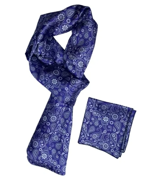 Calixto_Premium_Men's__Scarf_&_Pre-Tied_Cravat_with_Pocket_Square_Set_|_Designer_Paisley_Formal_Wedding_Cravat_for_Men_|_Luxury_Party_&_Groom_Accessories