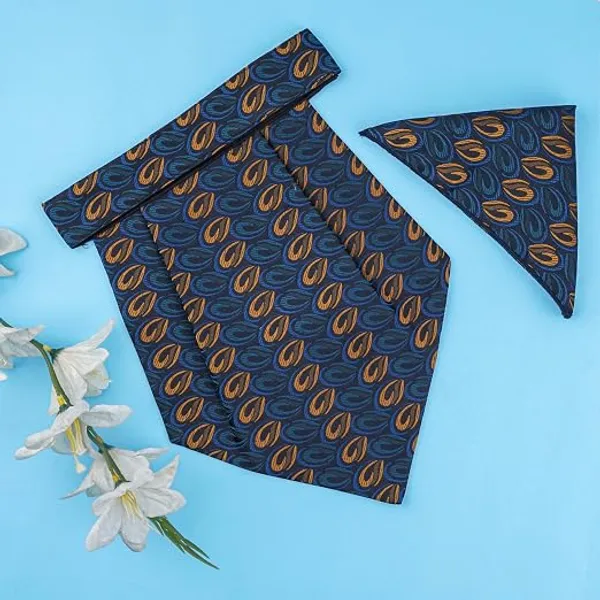 Calixto_Premium_Men's__Scarf_&_Pre-Tied_Cravat_with_Pocket_Square_Set_|_Designer_Paisley_Formal_Wedding_Cravat_for_Men_|_Luxury_Party_&_Groom_Accessories