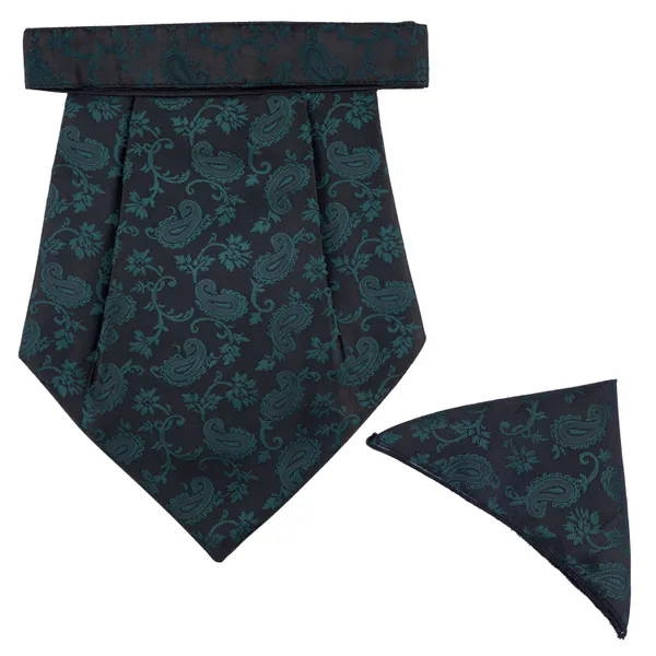 Calixto_Rajput_Men's_Cravat_-_100%_Polyester_Microfiber_Cravats_With_Pocket_Square,_Casual_Accessory_(Pack_Of_2)