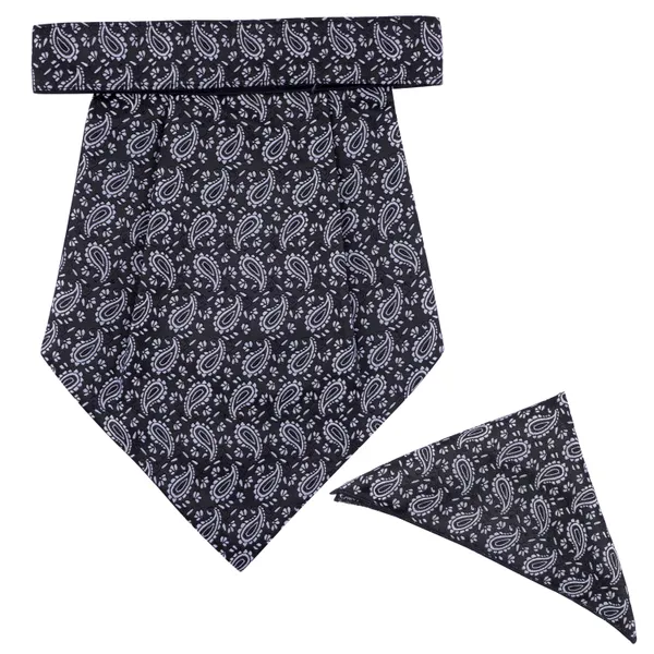 Calixto_Rajput_Men's_Cravat_-_100%_Polyester_Microfiber_Cravats_With_Pocket_Square,_Casual_Accessory_(Pack_Of_2)
