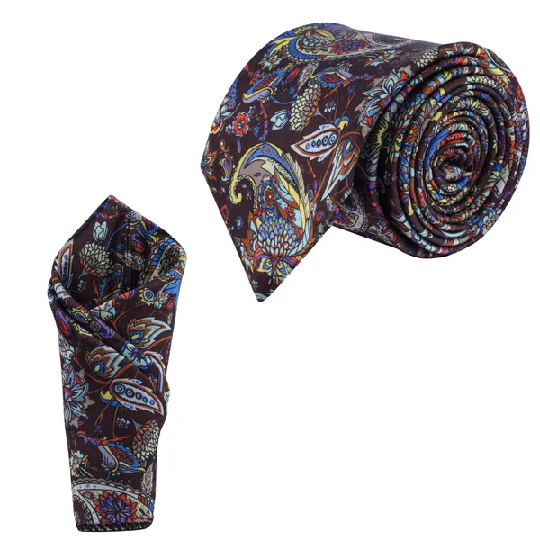 Calixto_Satin_Paisley_Printed_Premium_Quality_Neck_Tie_for_Men_with_Matching_Pocket_Square_–_Elegant_Formal_Necktie_Set_for_Weddings,_Business_&_Party_Wear_(Pack_of_1)