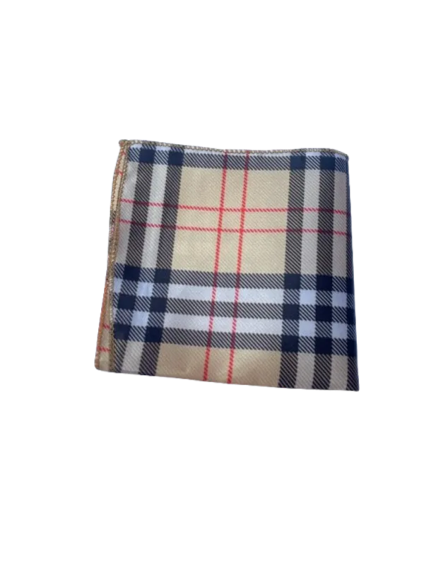 Calixto_Unisex_Classic_Checkered_long_Scarf_with_Pocket_Square_|_Soft_Cotton_Blend_Neck_Scarf_for_Men_&_Women_|_Beige_Tartan_Design_for_Casual_&_Formal_Wear