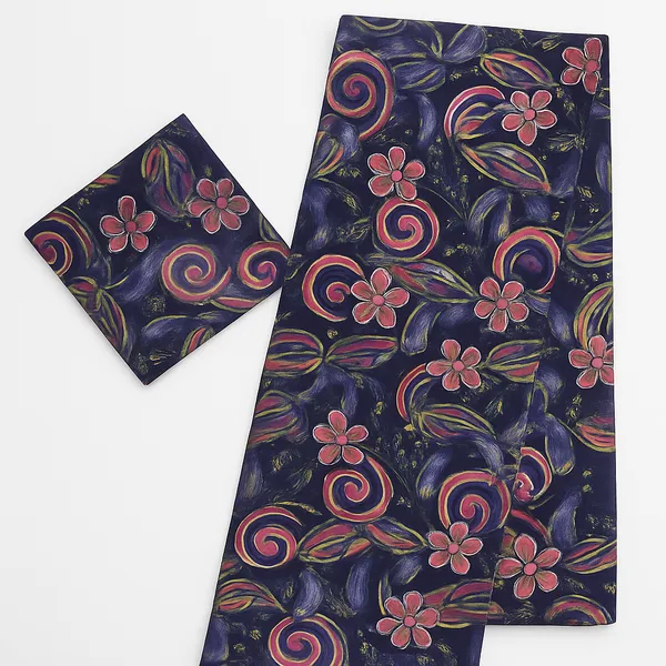 Calixto_Unisex_Designer_Velvet_long_Scarf_with_Pocket_Square_|_Premium_Floral_Swirl_Pattern_|_Soft_Warm_Fashion_Neck_Scarf_for_Men_&_Women