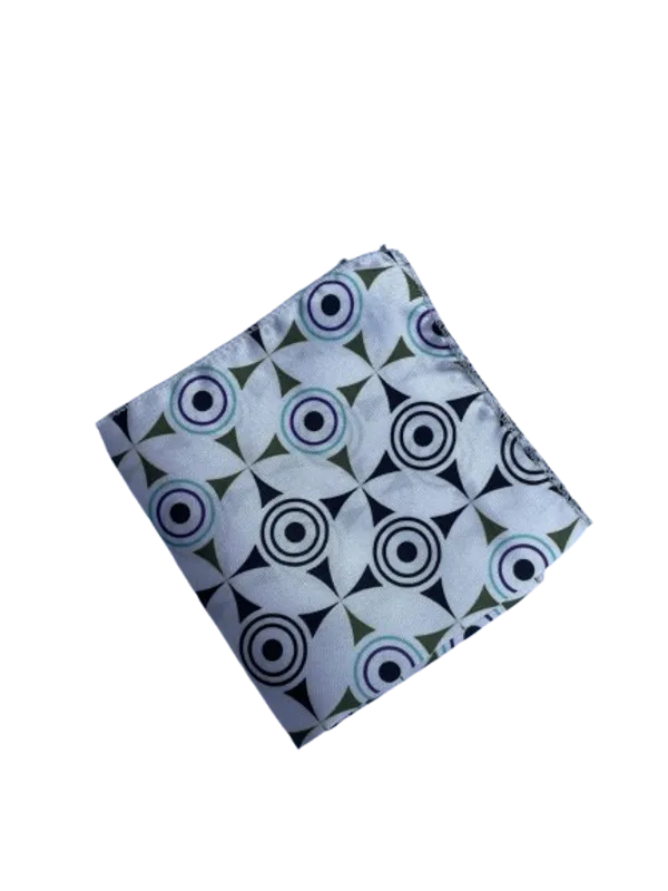 Calixto_Unisex_Long_silky_Satin_Scarf_with_Matching_Pocket_Square_|_Geometric_Printed_Fashion_Accessory_for_Men_&_Women_|_Lightweight_Neck_Wrap