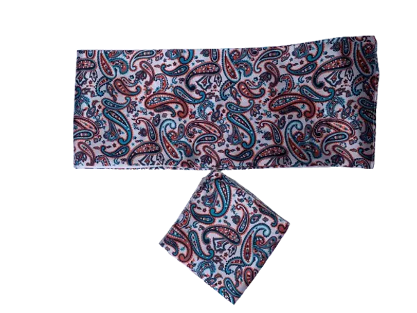 Calixto_Unisex_Long_silky_Satin_Scarf_with_Matching_Pocket_Square_|_Printed_Fashion_Accessory_for_Men_&_Women_|_Lightweight_Neck_Wrap