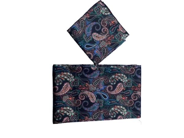 Calixto_Unisex_Multicolor_Print_long_Scarf_with_Pocket_Square_|_Elegant_Cotton-Silk_Neck_Wrap_for_Men_&_Women_|_Stylish_Accessory