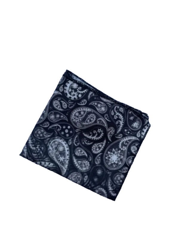 Calixto_Unisex_Paisley_Print_Long_Scarf_with_Pocket_Square_|_Soft_Cotton_Blend_Neck_Scarf_for_Men_&_Women_|_Elegant_Dark_Navy_Accessory_for_Casual_&_Formal_Wear