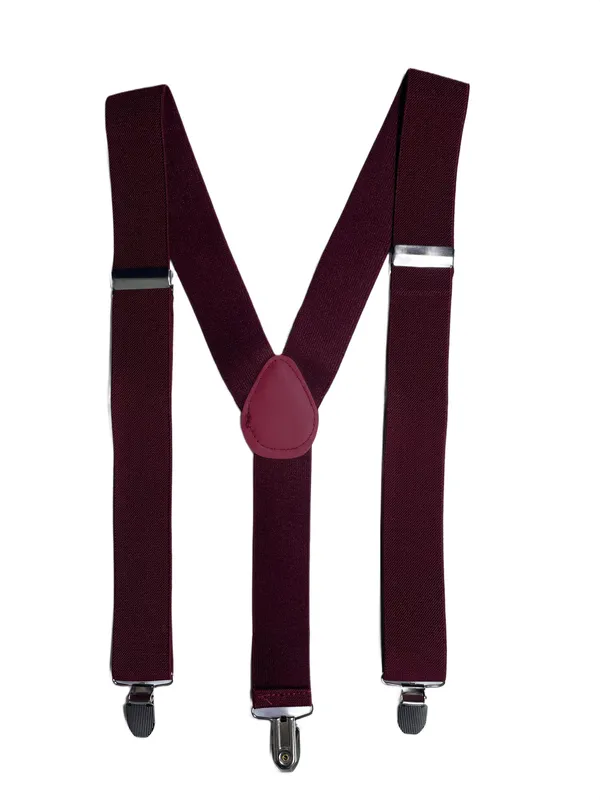 Premium_Maroon_Suspenders_for_Men__Classic_Solid_Color_Adjustable_Elastic_Y-Back_Braces_with_Heavy_Duty_Strong_Metal_Clips__Formal_Wedding_Tuxedo_Business_Office_Prom_Party_Retro_Vintage_Costume_Accessory