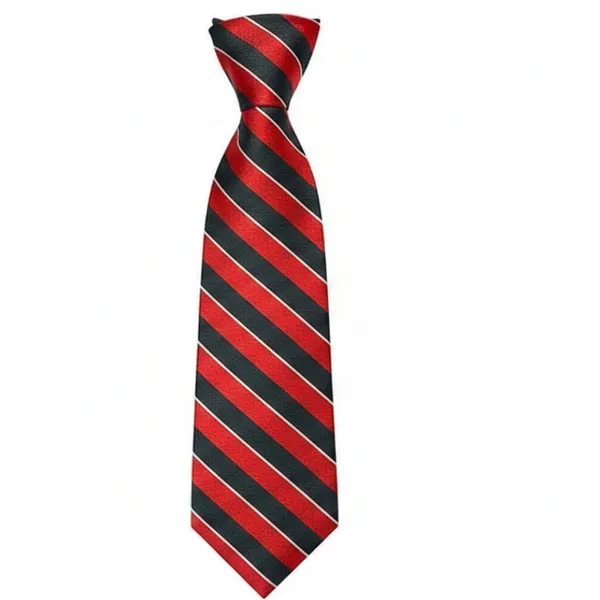 Red_Black_Stripes_Design,_Poly_Cotton_Smooth_Fabric,_Color_Roomy_Backslash_Stripes_Neck_Tie_With_Pocket_Square