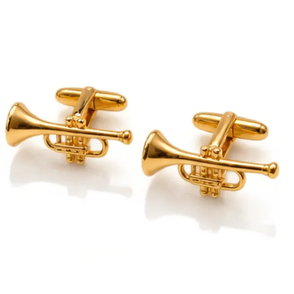 Gold_Tone_Trumpet_Musical_Instrument_Cufflinks_for_Men_–_Elegant_Mini_Trumpet_Design_Shirt_Cuff_Links,_Novelty_Music_Lover_Gift,_Formal_Wedding_Party_Accessories,_Classic_Decorative_Cufflinks,_Pair
