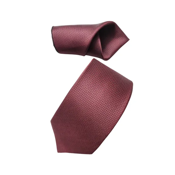 Maroon_Mens_Microfiber_Criss_Cross_Pattern_Silky_Necktie_Gift_Set_With_Pocket_Square_Cufflinks_&_Brooch_Pin_Formal_Tie_With_Leatherite_Box|_Leather_Gift_Box