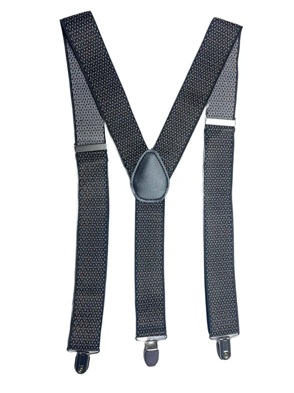 Mens_Adjustable_Y-Back_Suspenders_for_Pants__Wide_Clip-On_Elastic_Braces_with_Heavy-Duty_Metal_Clips,_Stylish_Black_Diamond_Pattern_Suspenders_for_Formal,_Casual,_Wedding,_Business,_and_Vintage_Outfits