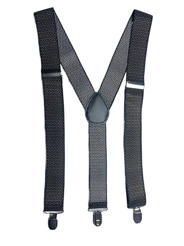 Mens_Adjustable_Y-Back_Suspenders_for_Pants__Wide_Clip-On_Elastic_Braces_with_Heavy-Duty_Metal_Clips,_Stylish_Black_Diamond_Pattern_Suspenders_for_Formal,_Casual,_Wedding,_Business,_and_Vintage_Outfits