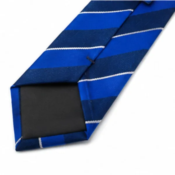 Men’s_Blue_Striped_Necktie_and_Pocket_Square_Set,_Silk_Royal_Blue_Navy_Stripe_Tie_for_Business_Wedding_Party,_Classic_Formal_Dress_Tie_Handkerchief_Set_for_Groom_Office_Fashion_Gift_for_Men