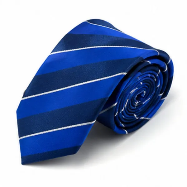 Men’s_Blue_Striped_Necktie_and_Pocket_Square_Set,_Silk_Royal_Blue_Navy_Stripe_Tie_for_Business_Wedding_Party,_Classic_Formal_Dress_Tie_Handkerchief_Set_for_Groom_Office_Fashion_Gift_for_Men