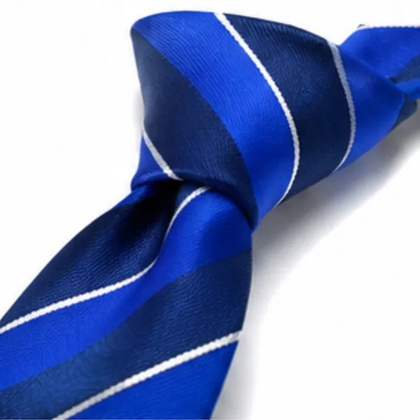 Men’s_Blue_Striped_Necktie_and_Pocket_Square_Set,_Silk_Royal_Blue_Navy_Stripe_Tie_for_Business_Wedding_Party,_Classic_Formal_Dress_Tie_Handkerchief_Set_for_Groom_Office_Fashion_Gift_for_Men