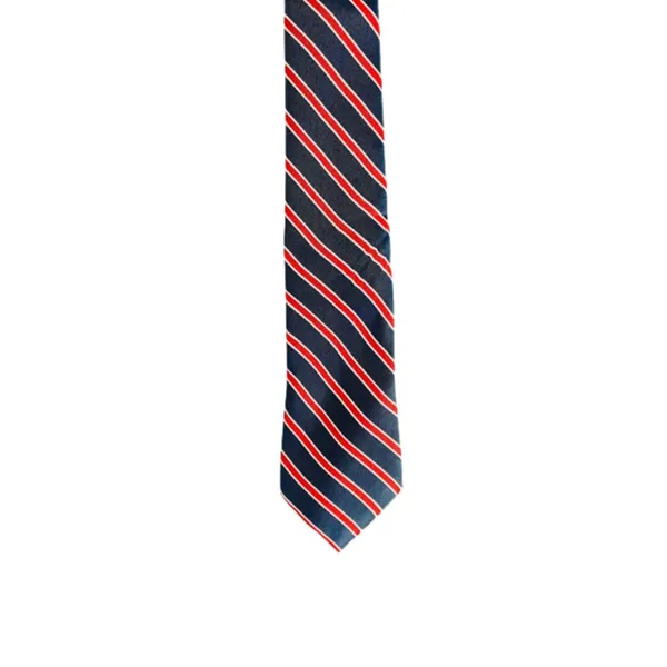 Blue_&_Red_Stripes_Design,_Poly_Cotton_Smooth_Fabric,_Roomy_Black_With_Thin_Stripes_Color_Neck_Tie