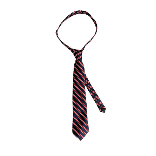 Blue_&_Red_Stripes_Design,_Poly_Cotton_Smooth_Fabric,_Roomy_Black_With_Thin_Stripes_Color_Neck_Tie