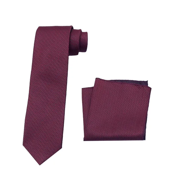 Purple_Mens_Micro_Silk_Smooth_Fabric_Criss_Cross_Design_Neck_Tie_&_Pocket_Square_With_Leatherite_Gift_Box