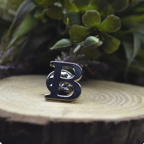 Calixto_Premium_Silver_Color_Alphabet_Letter_"B"_Lapel_Pin_–_Polished_Metal_Initial_Badge_for_Jackets,_Hats,_Backpacks_&_Uniforms_–_Personalized_Monogram_Pin_with_Secure_Butterfly_Clasp_–_Elegant_Gift_Idea