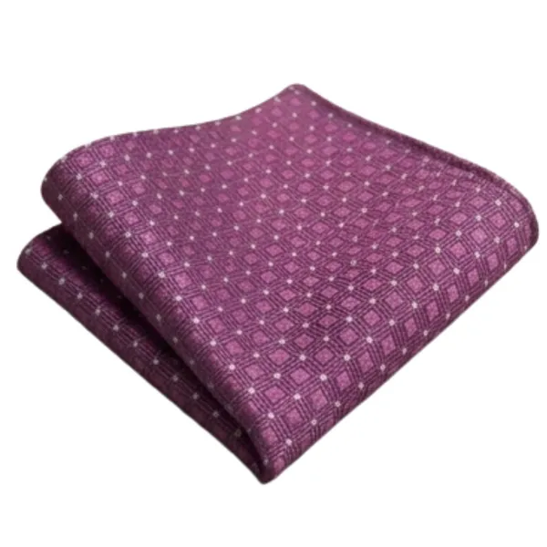 Men's_Burgundy_Geometric_Necktie_and_Pocket_Square_Set_–_Premium_Woven_Silk_Feel_Tie_with_Matching_Handkerchief,_Elegant_Wine_Purple_Business_Tie_for_Wedding,_Office,_Formal_Events_and_Special_Occasions