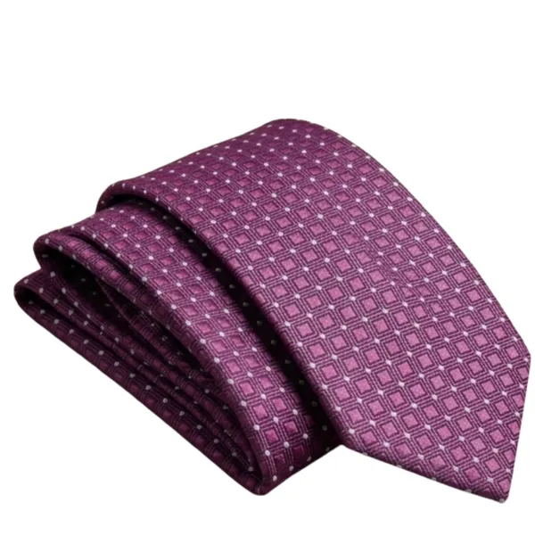 Men's_Burgundy_Geometric_Necktie_and_Pocket_Square_Set_–_Premium_Woven_Silk_Feel_Tie_with_Matching_Handkerchief,_Elegant_Wine_Purple_Business_Tie_for_Wedding,_Office,_Formal_Events_and_Special_Occasions
