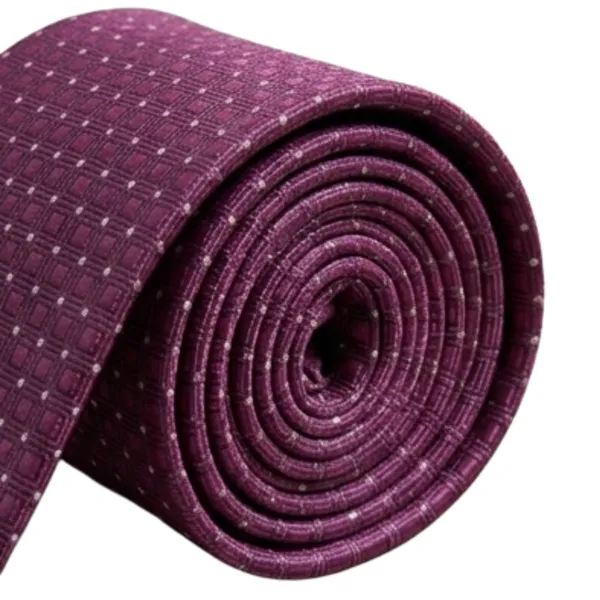 Men's_Burgundy_Geometric_Necktie_and_Pocket_Square_Set_–_Premium_Woven_Silk_Feel_Tie_with_Matching_Handkerchief,_Elegant_Wine_Purple_Business_Tie_for_Wedding,_Office,_Formal_Events_and_Special_Occasions