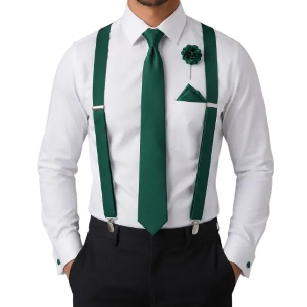 Men’s_Formal_Dress_Shirt_Accessories_Set_with_Green_Tie,_Matching_Suspenders,_Pocket_Square_&_Lapel_Flower_–_Elegant_Wedding,_Prom,_Business_&_Special_Occasion_Outfit