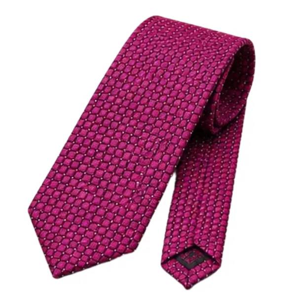 Men’s_Magenta_Pink_Necktie_and_Pocket_Square_Set_–_Luxury_Geometric_Dot_Pattern_Silk_Feel_Tie_&_Handkerchief_Set_for_Weddings,_Business,_Parties,_Formal_Events,_Prom,_Banquets_and_Special_Occasions